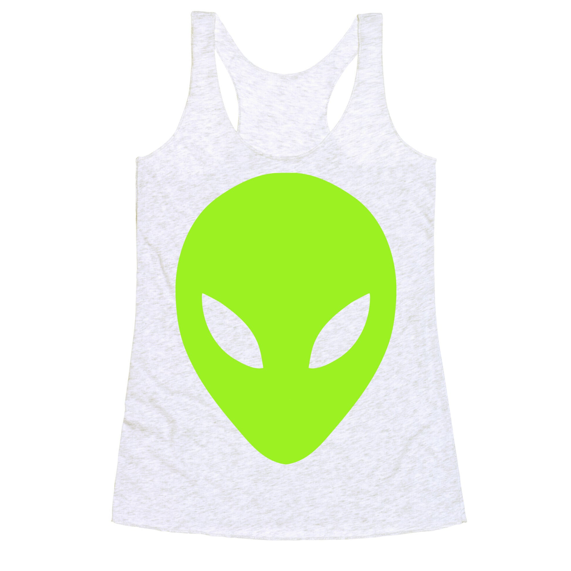 Alien Head Racerback Tank