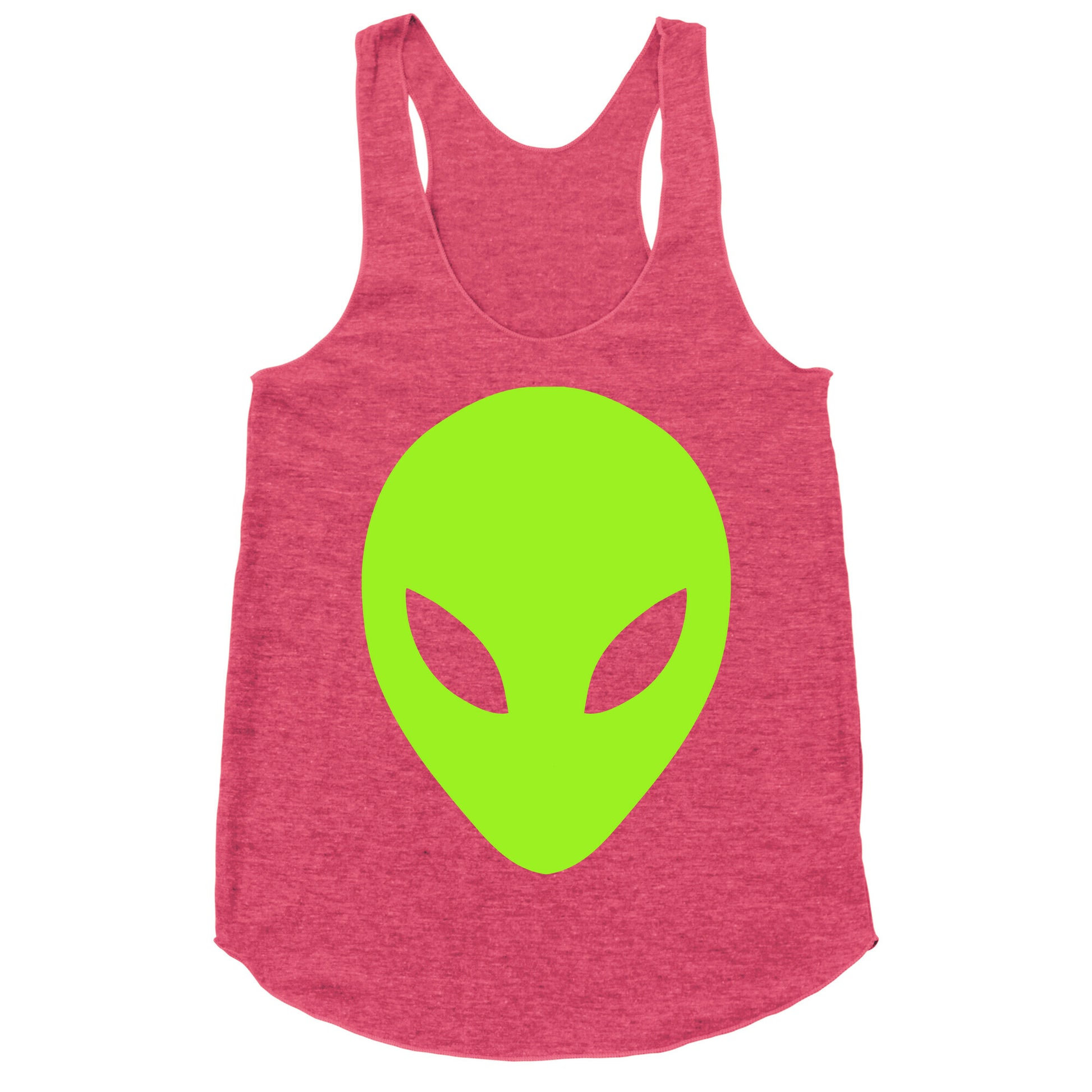 Alien Head Racerback Tank