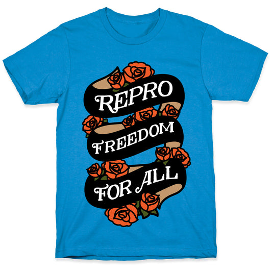 Repro Freedom For All Roses and Ribbon T-Shirt