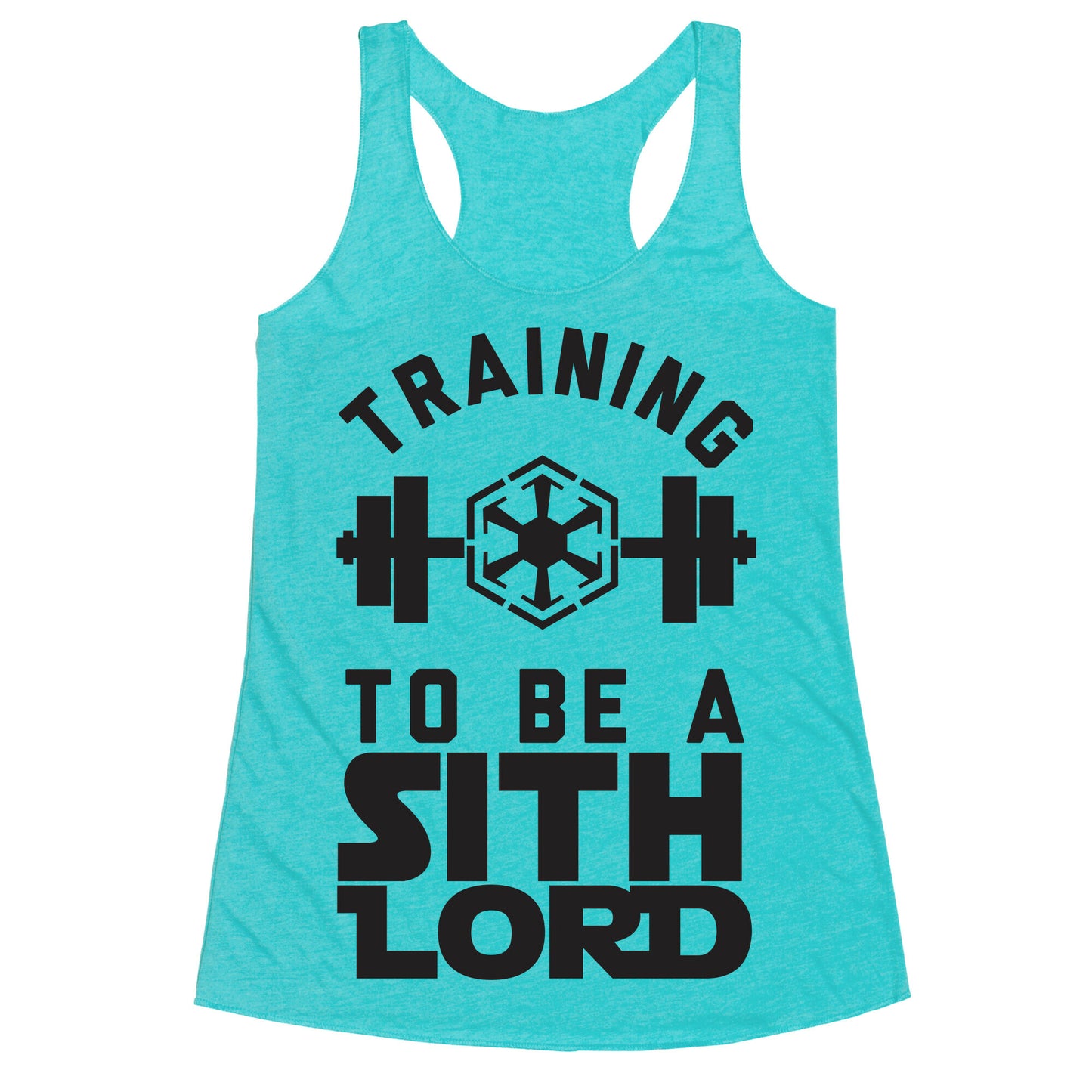 Training To Be A Sith Lord Racerback Tank