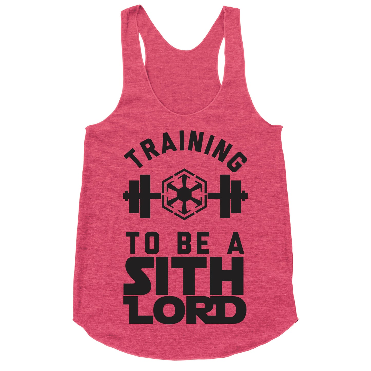 Training To Be A Sith Lord Racerback Tank