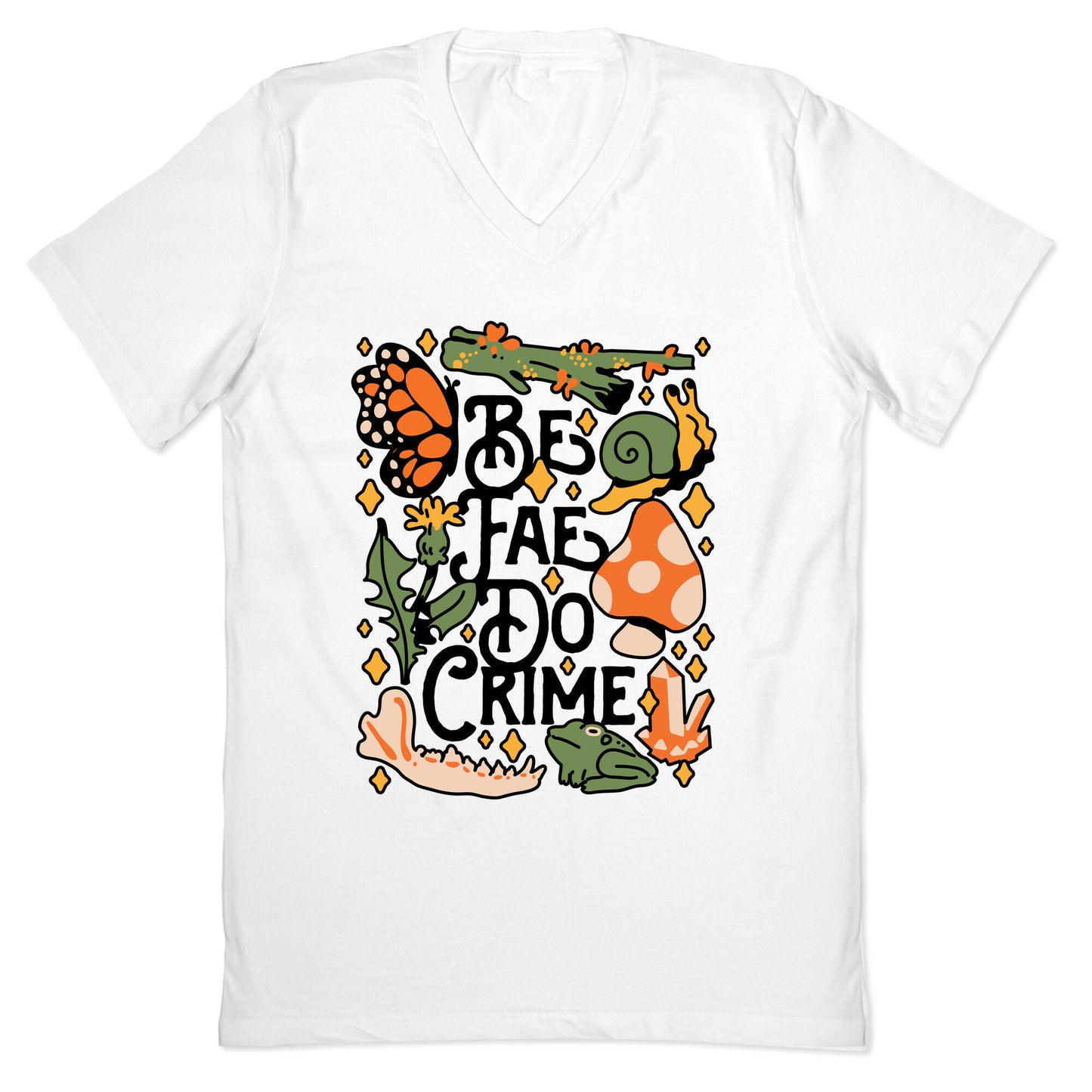 Be Fae Do Crime V-Neck