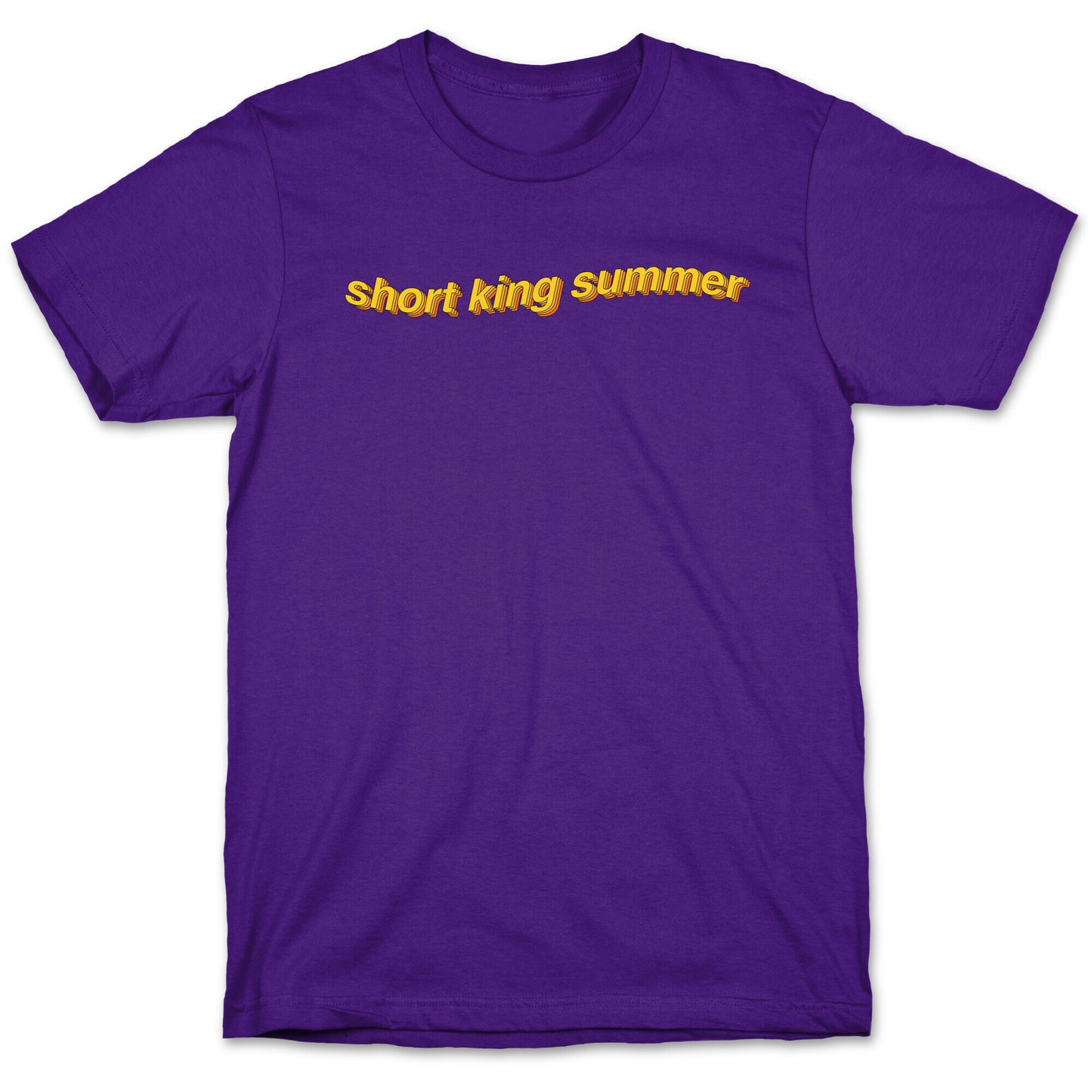 Short King Summer Subtitle T-Shirt