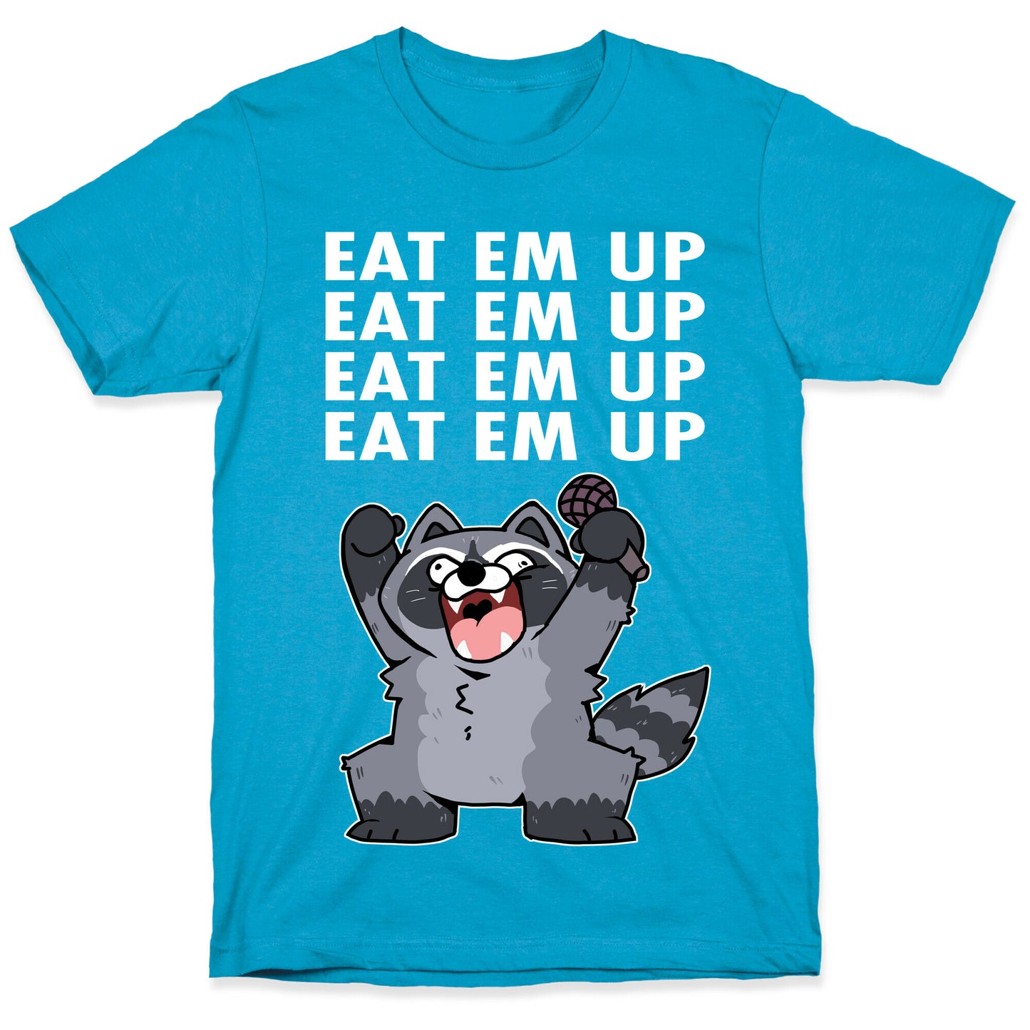 Misery x CPR x Eat Em Up, Eat Em Up Raccoon Unisex Triblend Tee