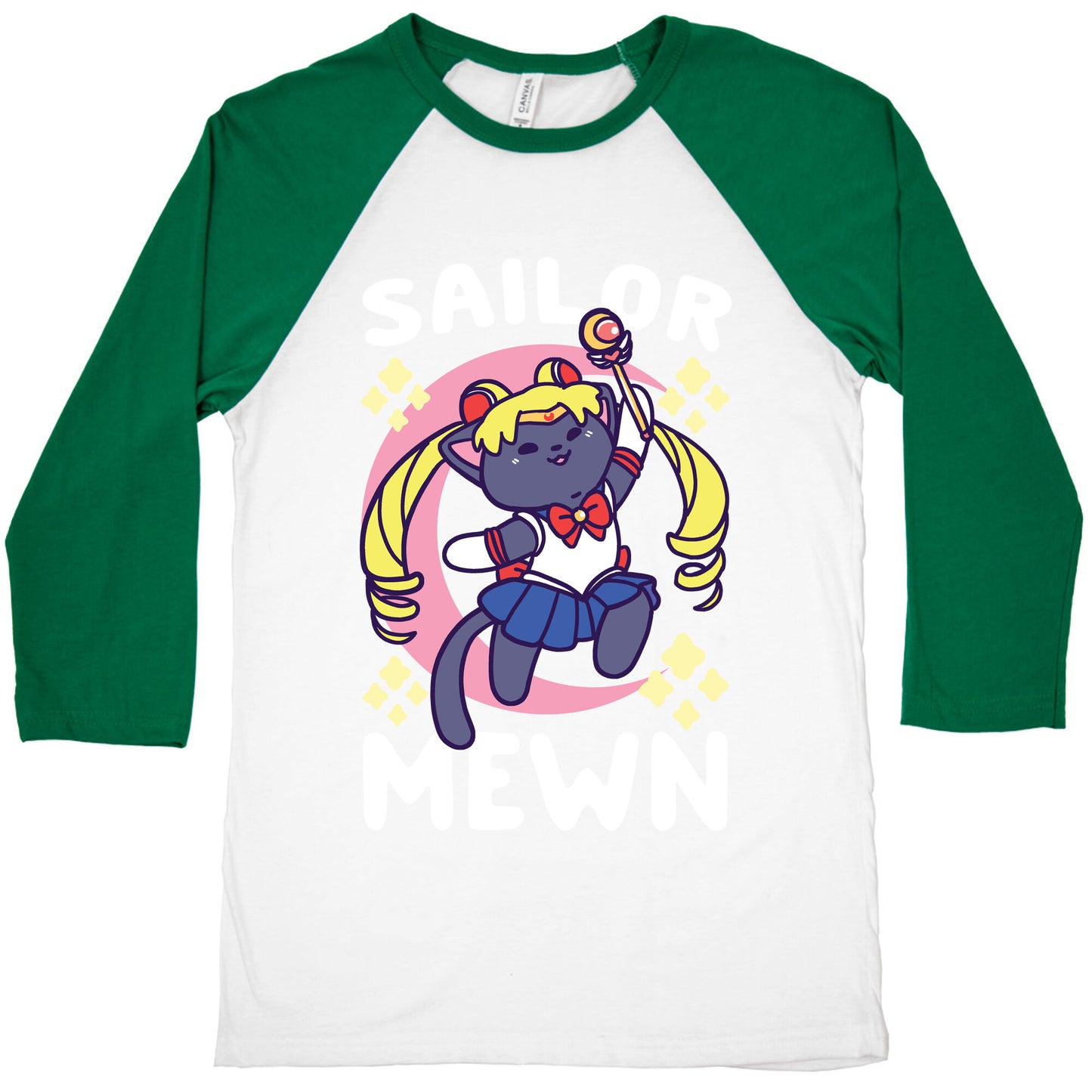 Sailor Mewn Baseball Tee