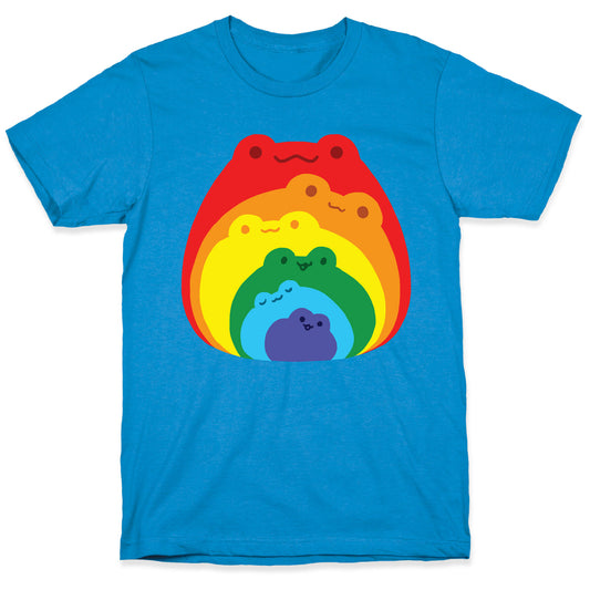 Frogs In Frogs In Frogs Rainbow T-Shirt