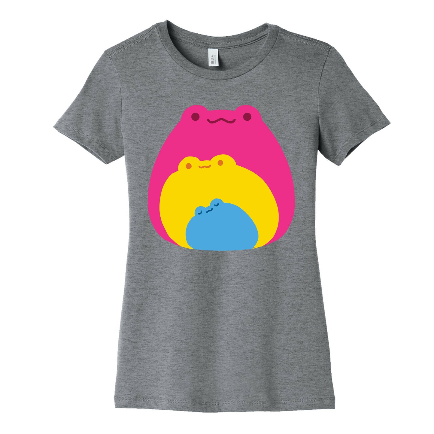 Frogs In Frogs In Frogs Pansexual Pride Women's Cotton Tee