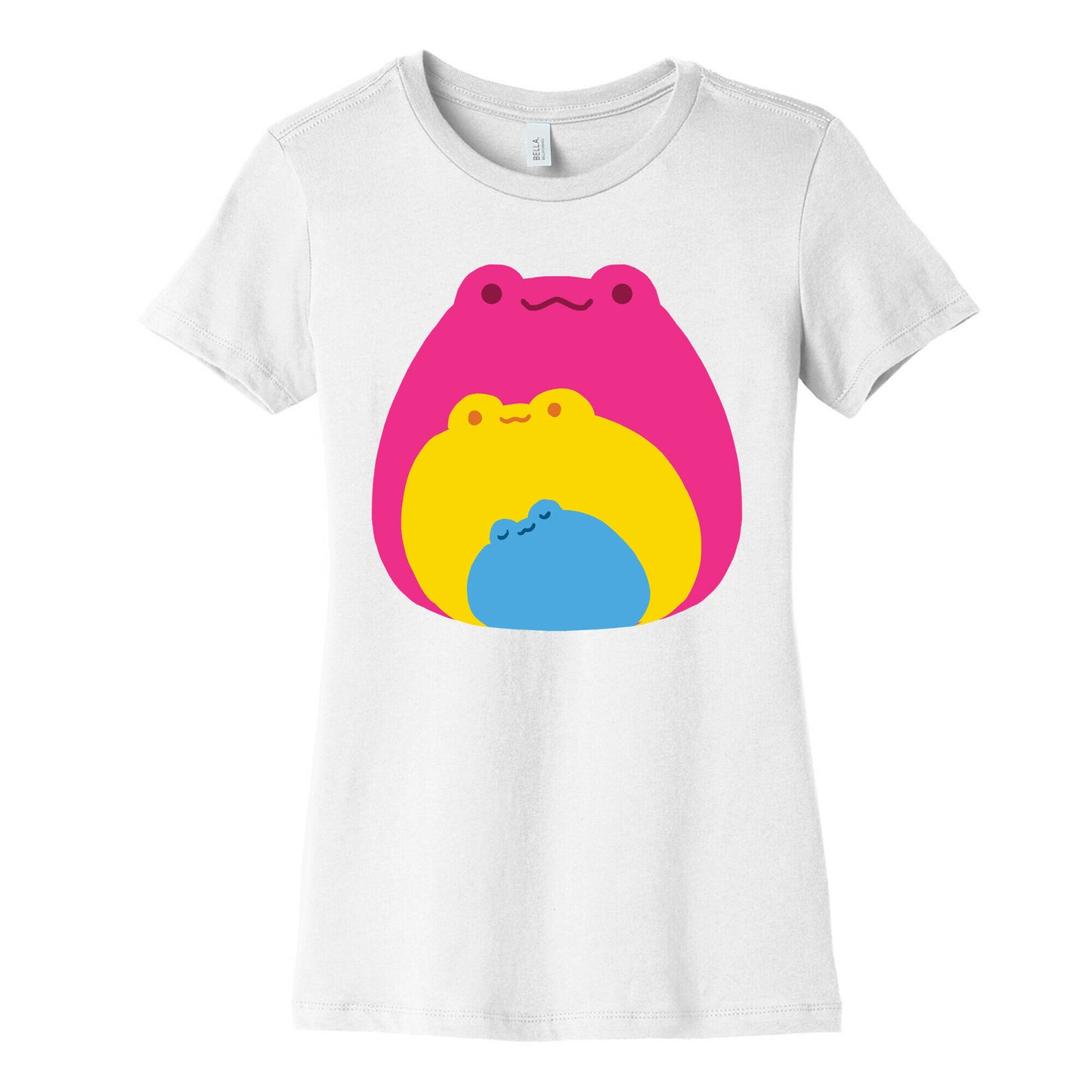 Frogs In Frogs In Frogs Pansexual Pride Women's Cotton Tee