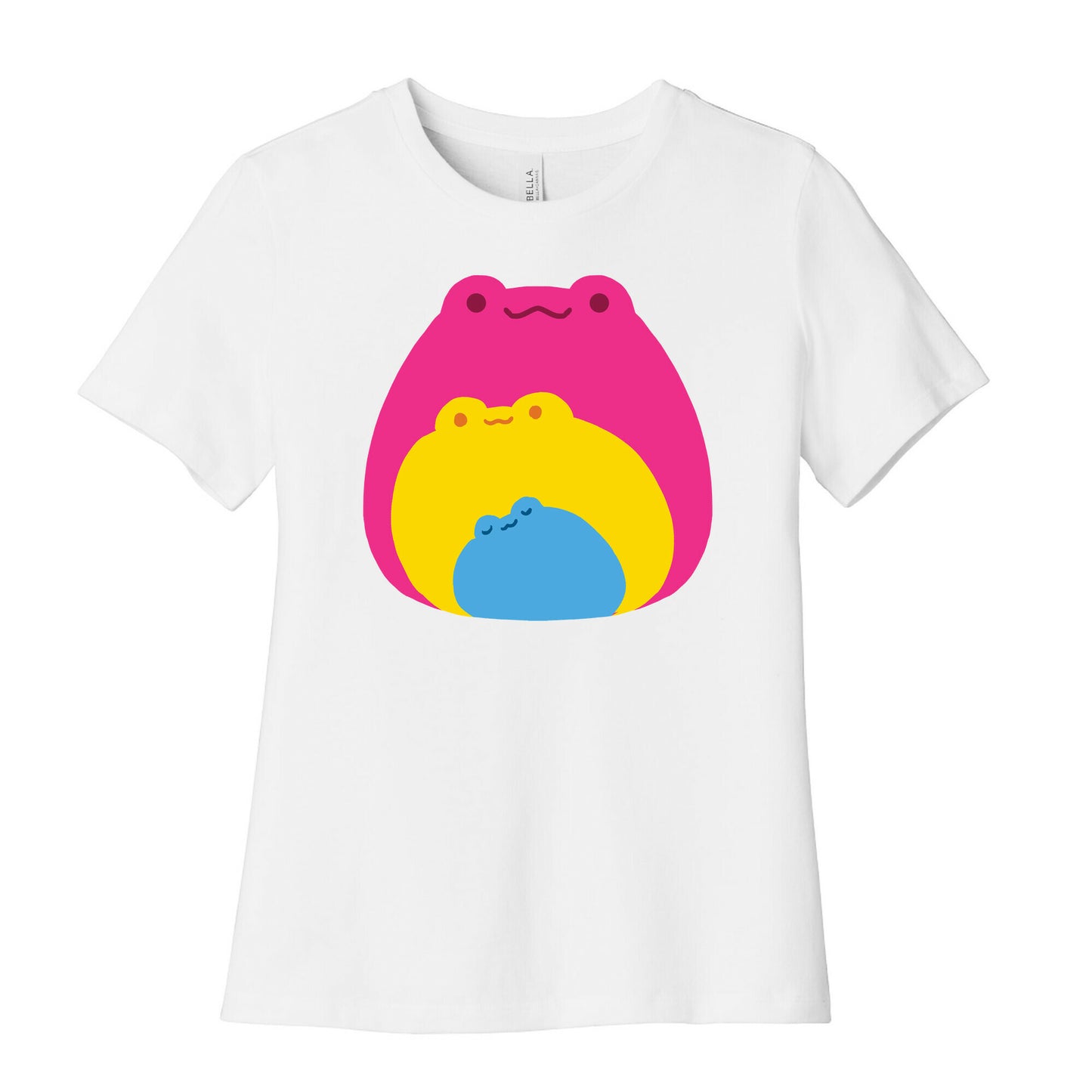 Frogs In Frogs In Frogs Pansexual Pride Women's Cotton Tee