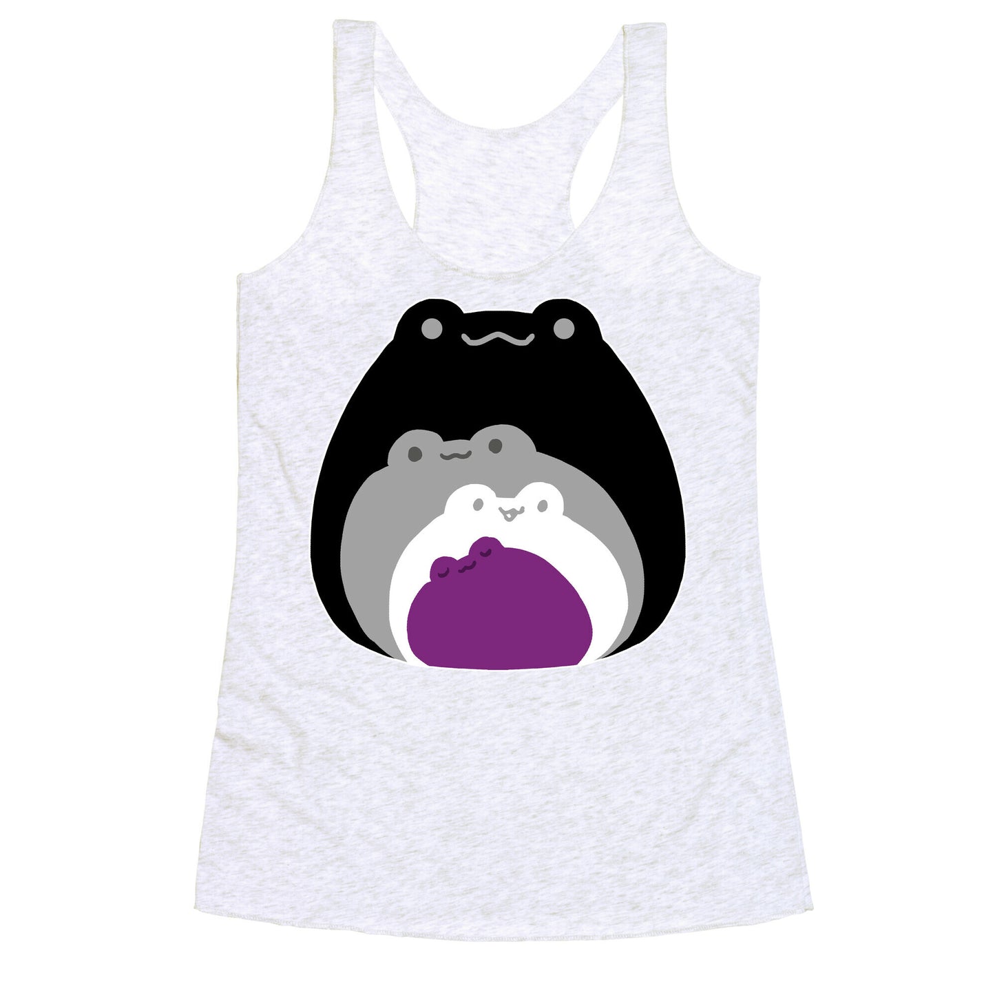 Frogs In Frogs In Frogs Ace Pride Racerback Tank