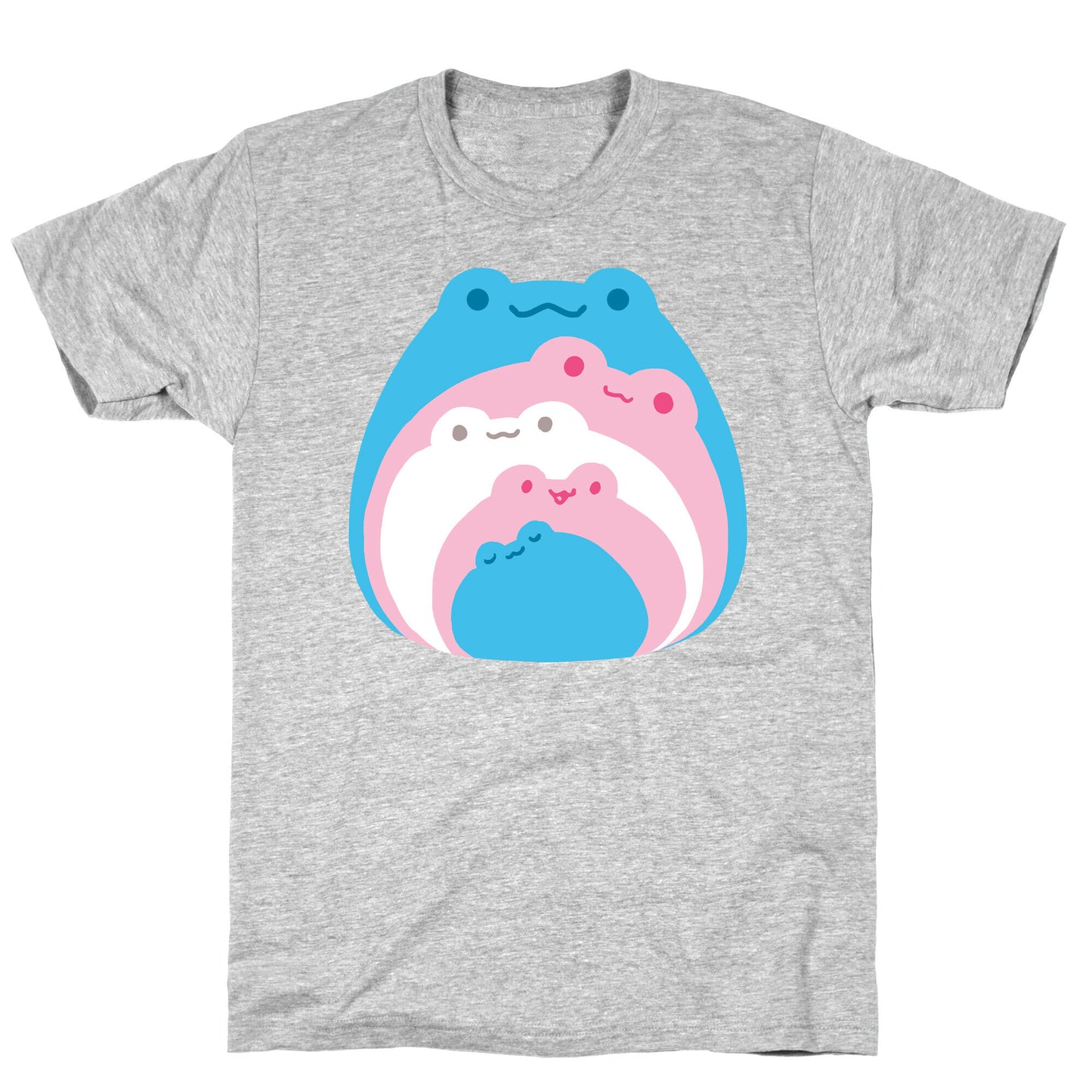Frogs In Frogs In Frogs Trans Pride T-Shirt