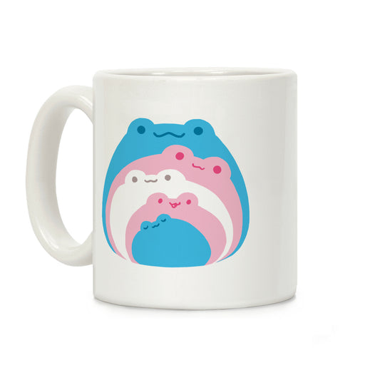 Frogs In Frogs In Frogs Trans Pride Coffee Mug