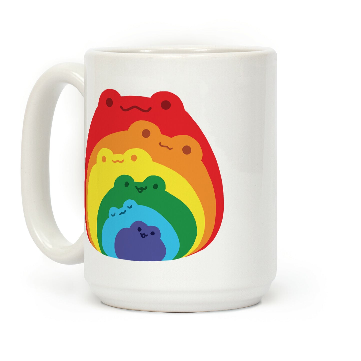Frogs In Frogs In Frogs Rainbow Coffee Mug