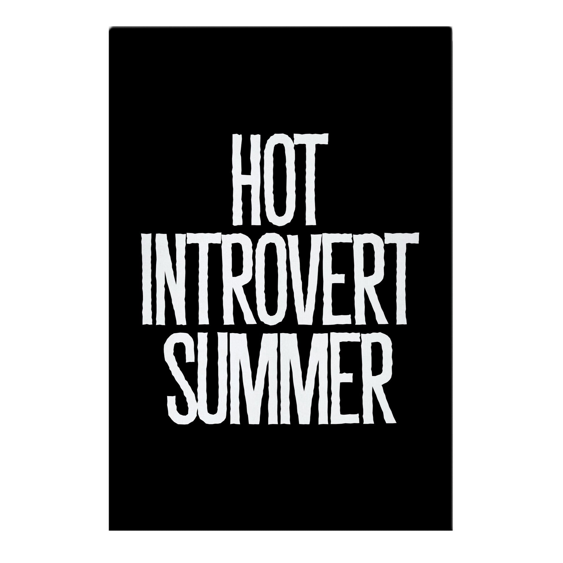 Hot Introvert Summer Garden Flag