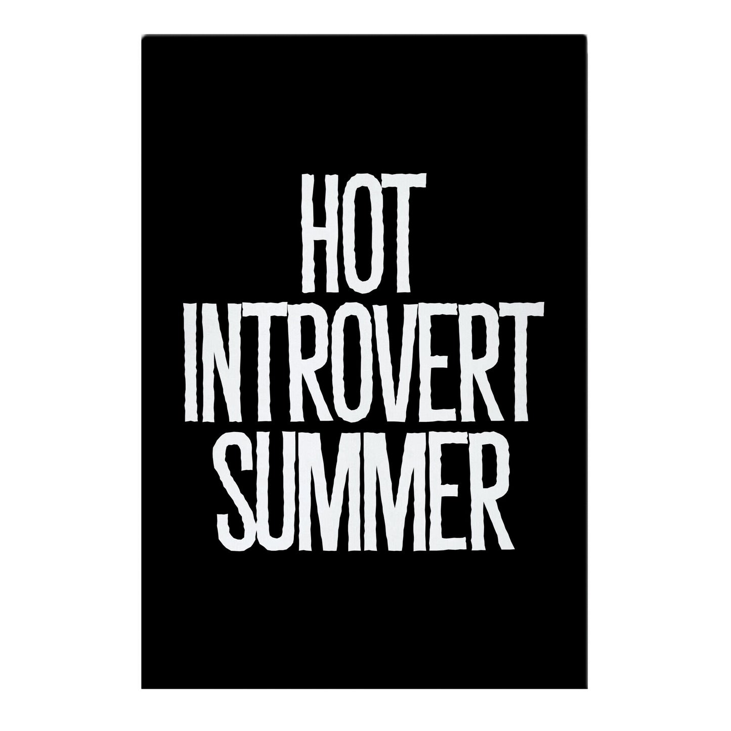 Hot Introvert Summer Garden Flag