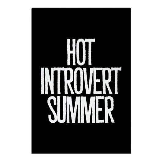 Hot Introvert Summer Garden Flag