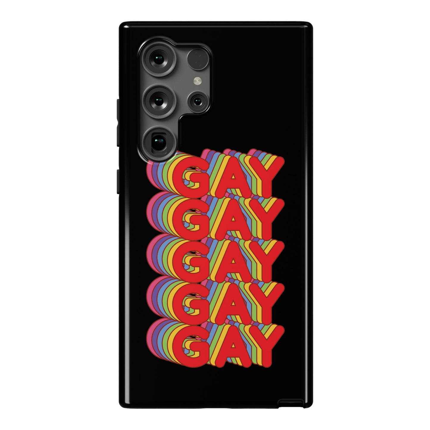 Gay Retro Rainbow Phone Case
