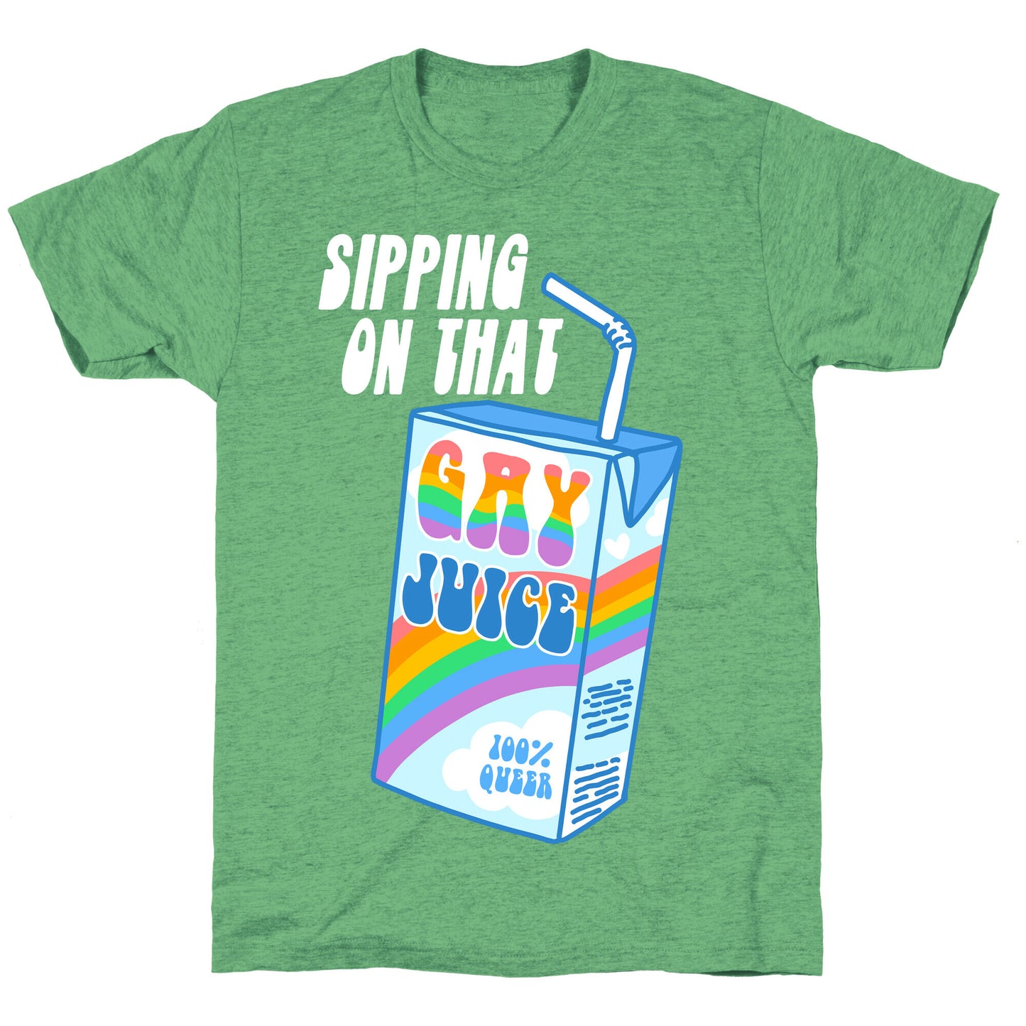 Gay Juice Juice Box Unisex Triblend Tee