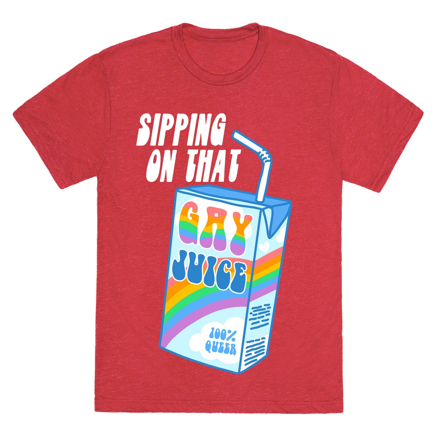 Gay Juice Juice Box Unisex Triblend Tee