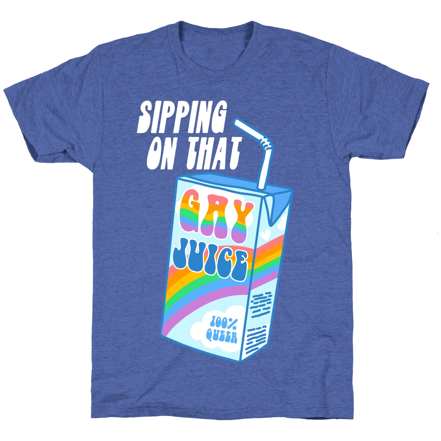 Gay Juice Juice Box Unisex Triblend Tee