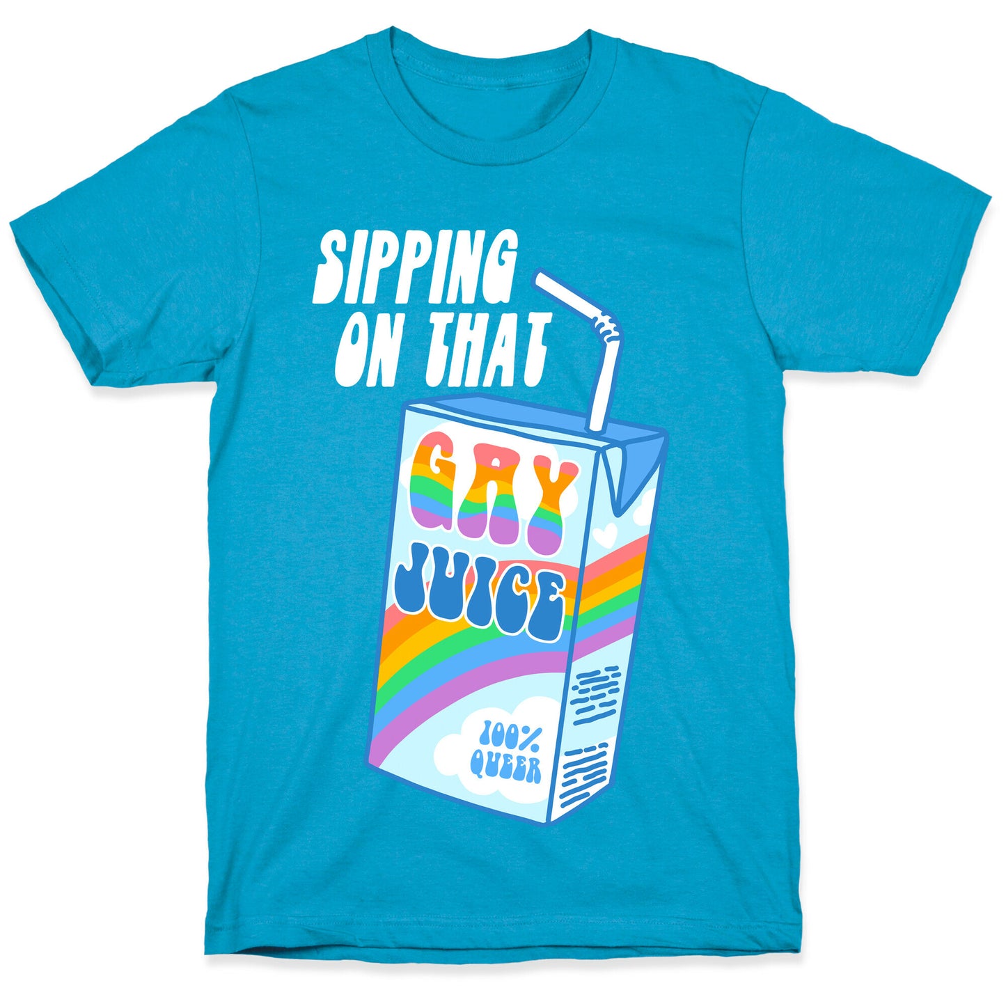 Gay Juice Juice Box Unisex Triblend Tee