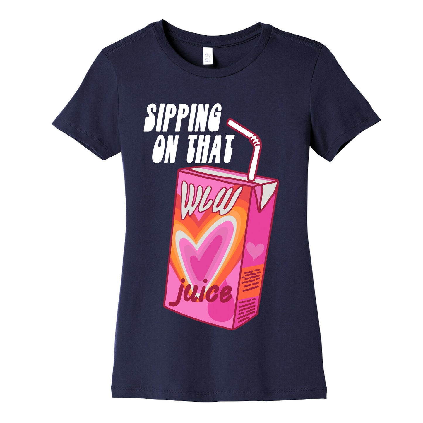 Lesbian Juice Juice Box Women's Cotton Tee