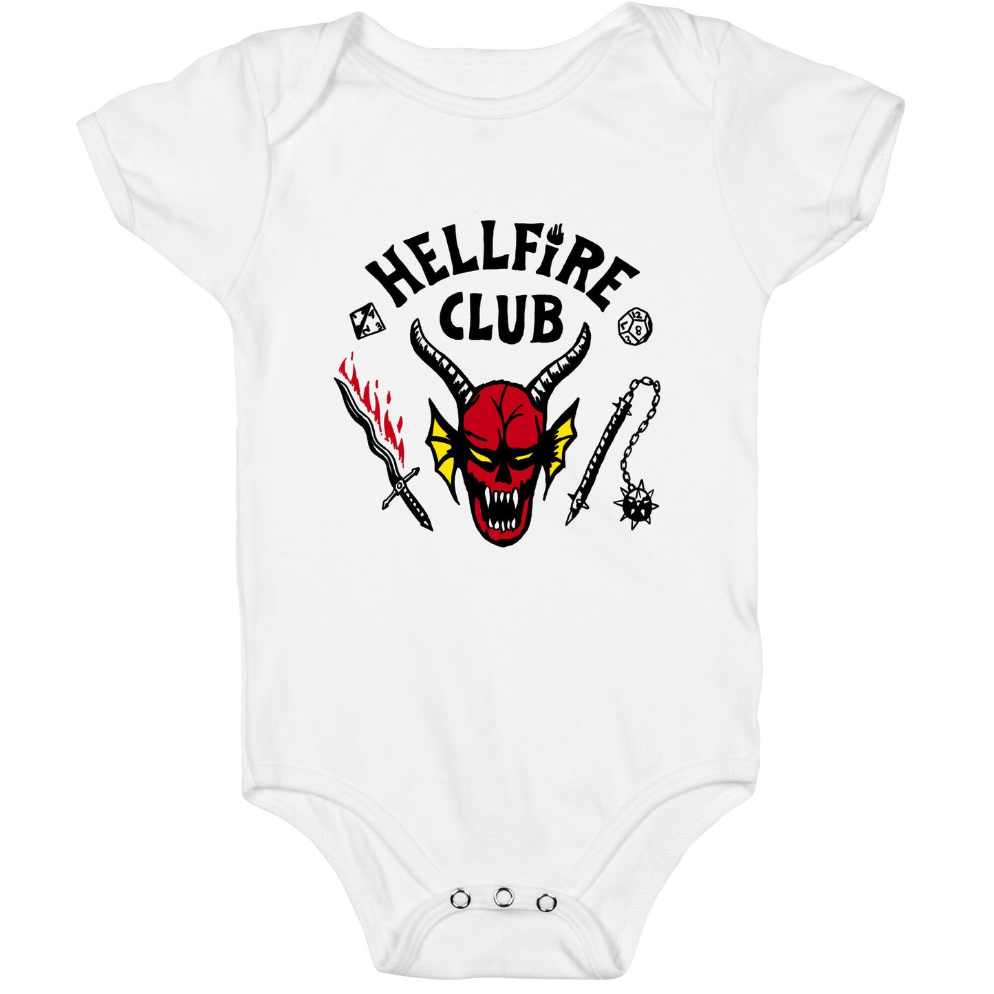 Hellfire D&D Club Baby One Piece