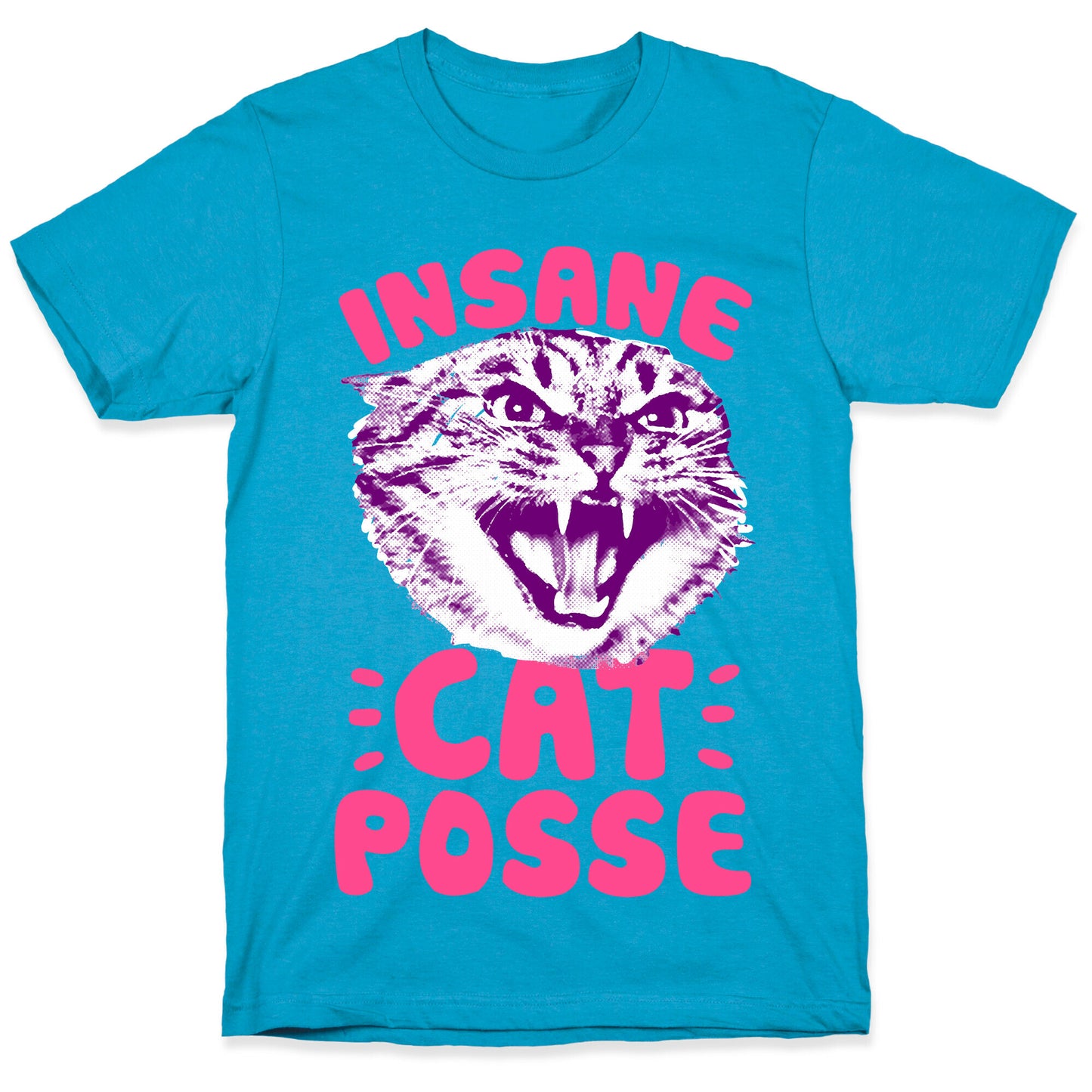 Insane Cat Posse Unisex Triblend Tee
