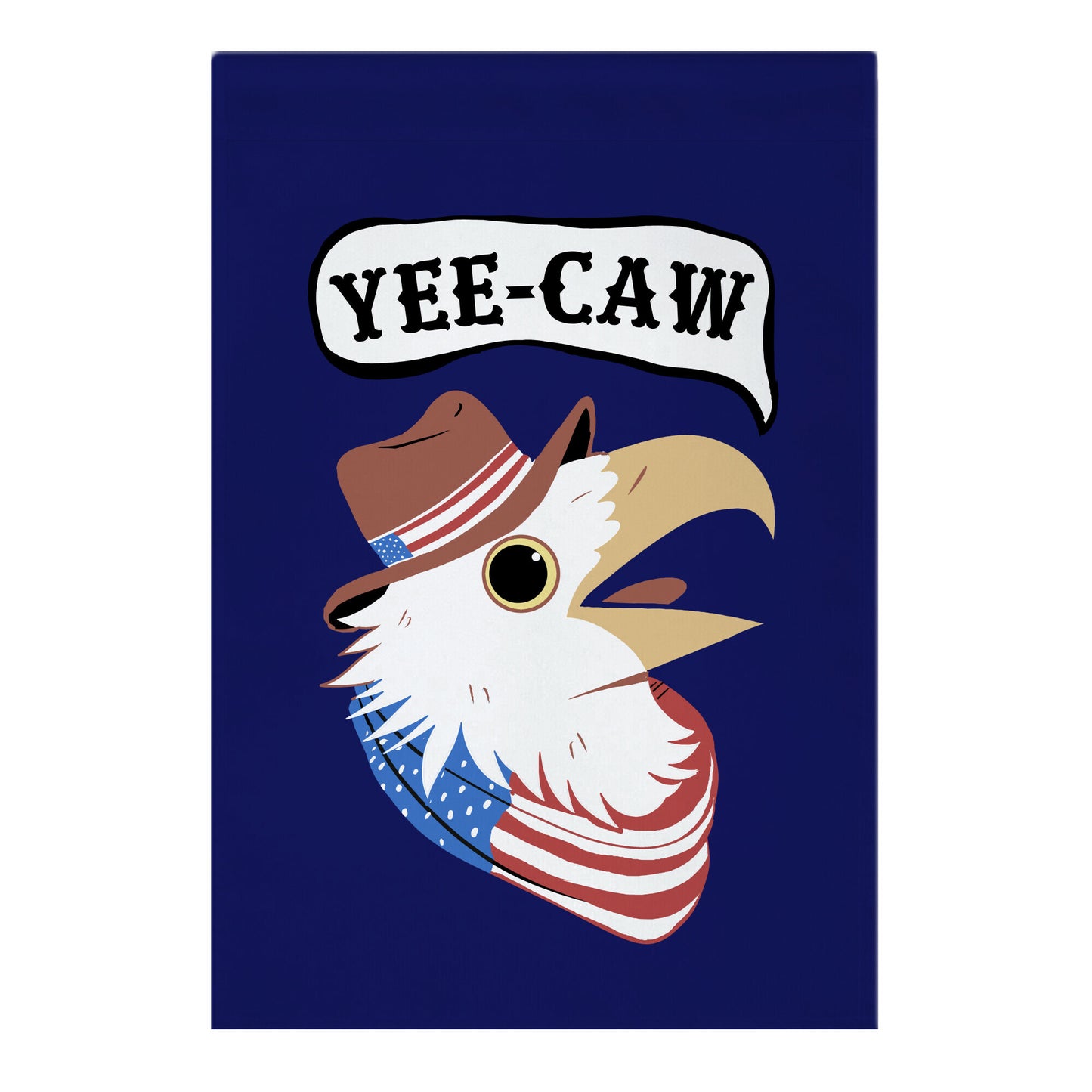 YEE-CAW American Bald Eagle Garden Flag