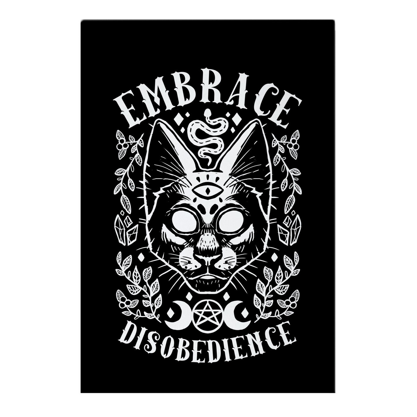 Embrace Disobedience Garden Flag