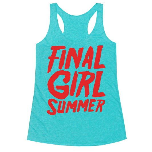 Final Girl Summer Parody Racerback Tank