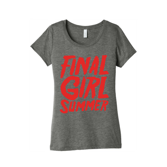 Final Girl Summer Parody Women's Triblend Tee