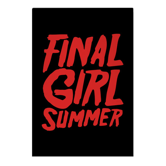 Final Girl Summer Parody Garden Flag