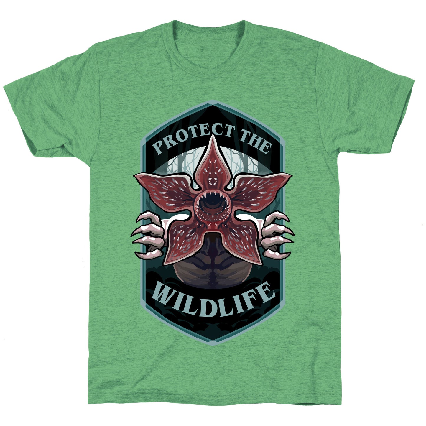 Protect The Wildlife Demogorgon Unisex Triblend Tee