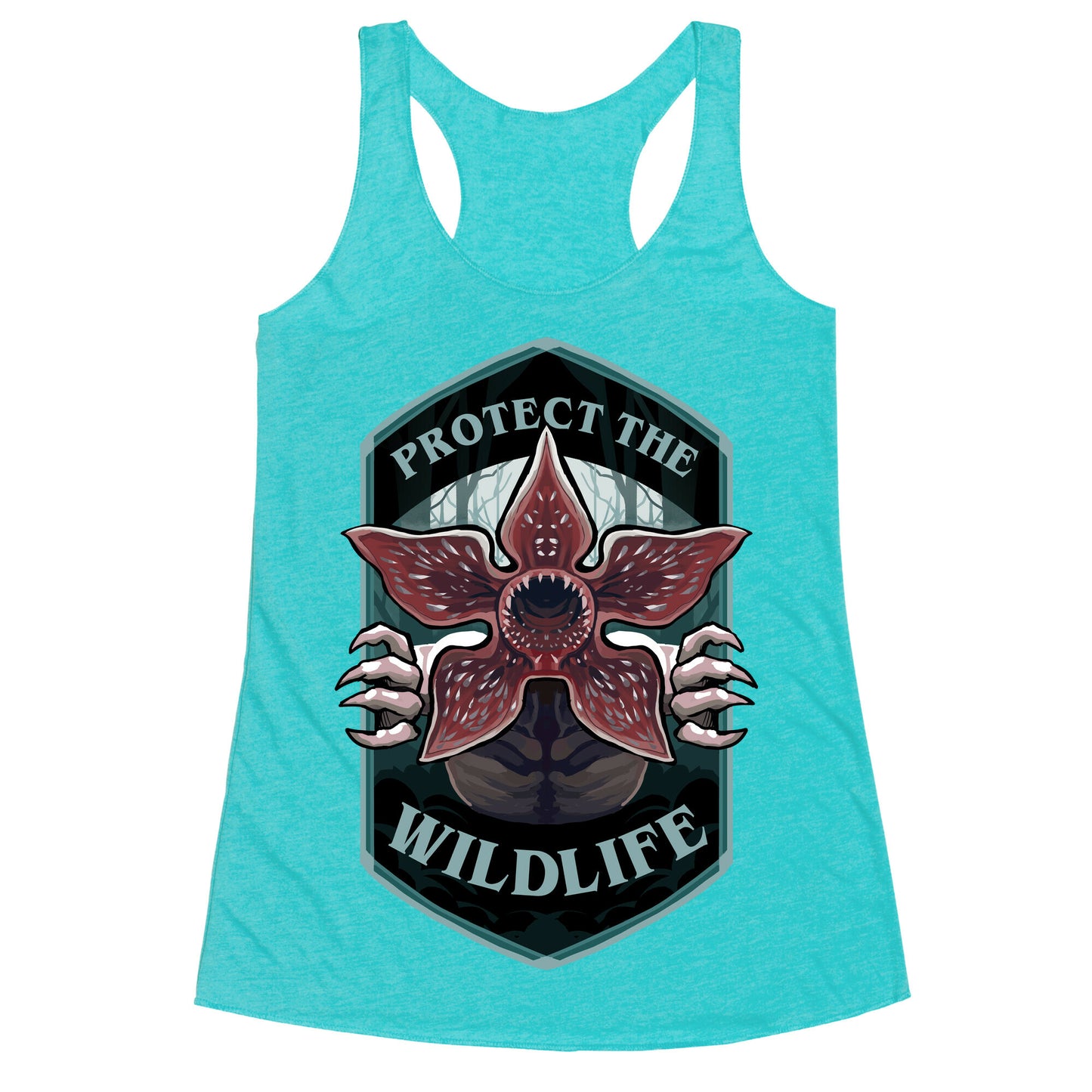 Protect The Wildlife Demogorgon Racerback Tank