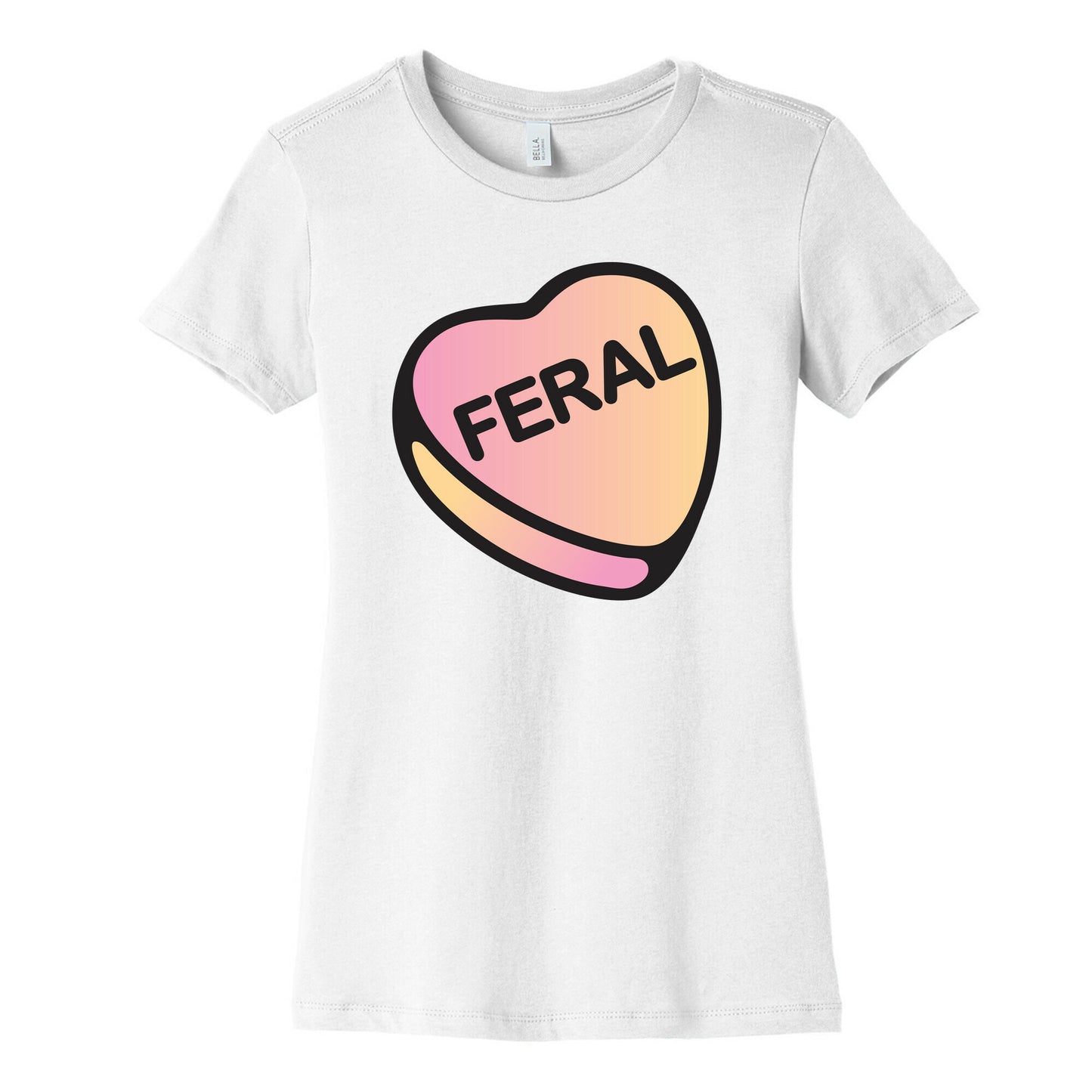 Feral Candy Heart Women's Cotton Tee