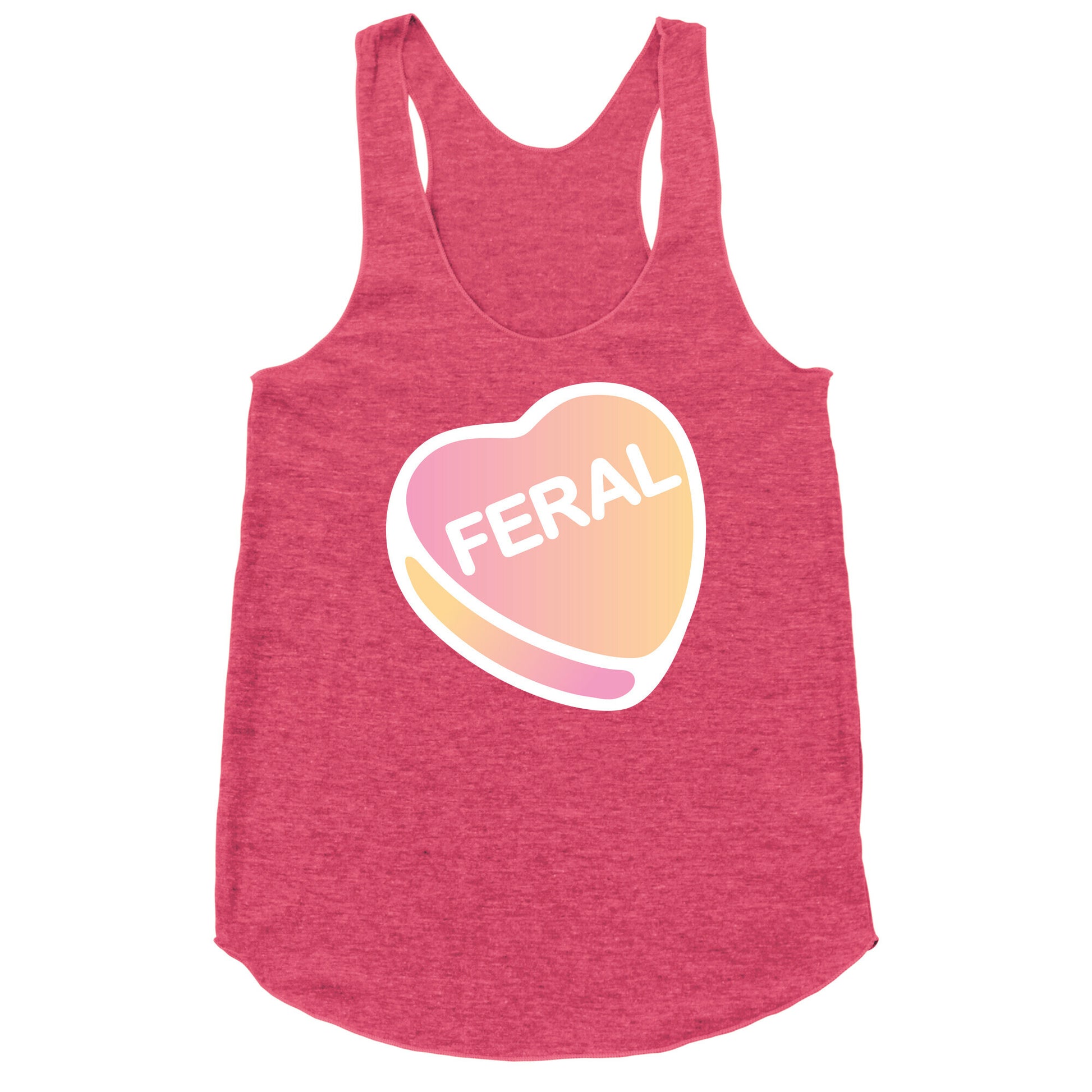 Feral Candy Heart Racerback Tank