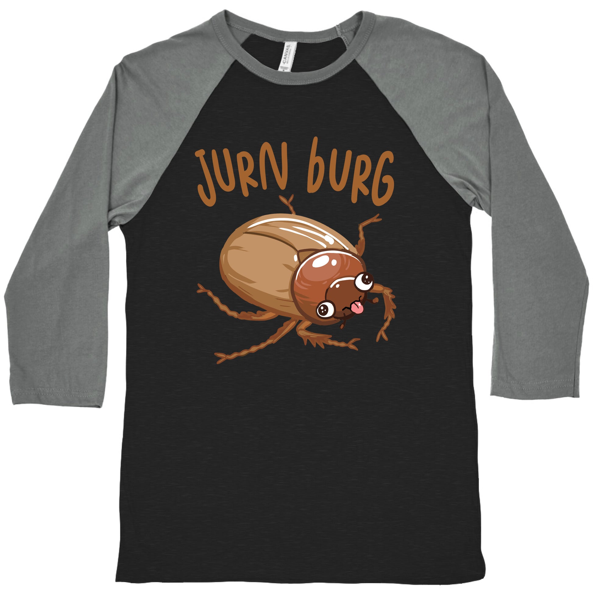 Jurn Burg Derpy June Bug Baseball Tee