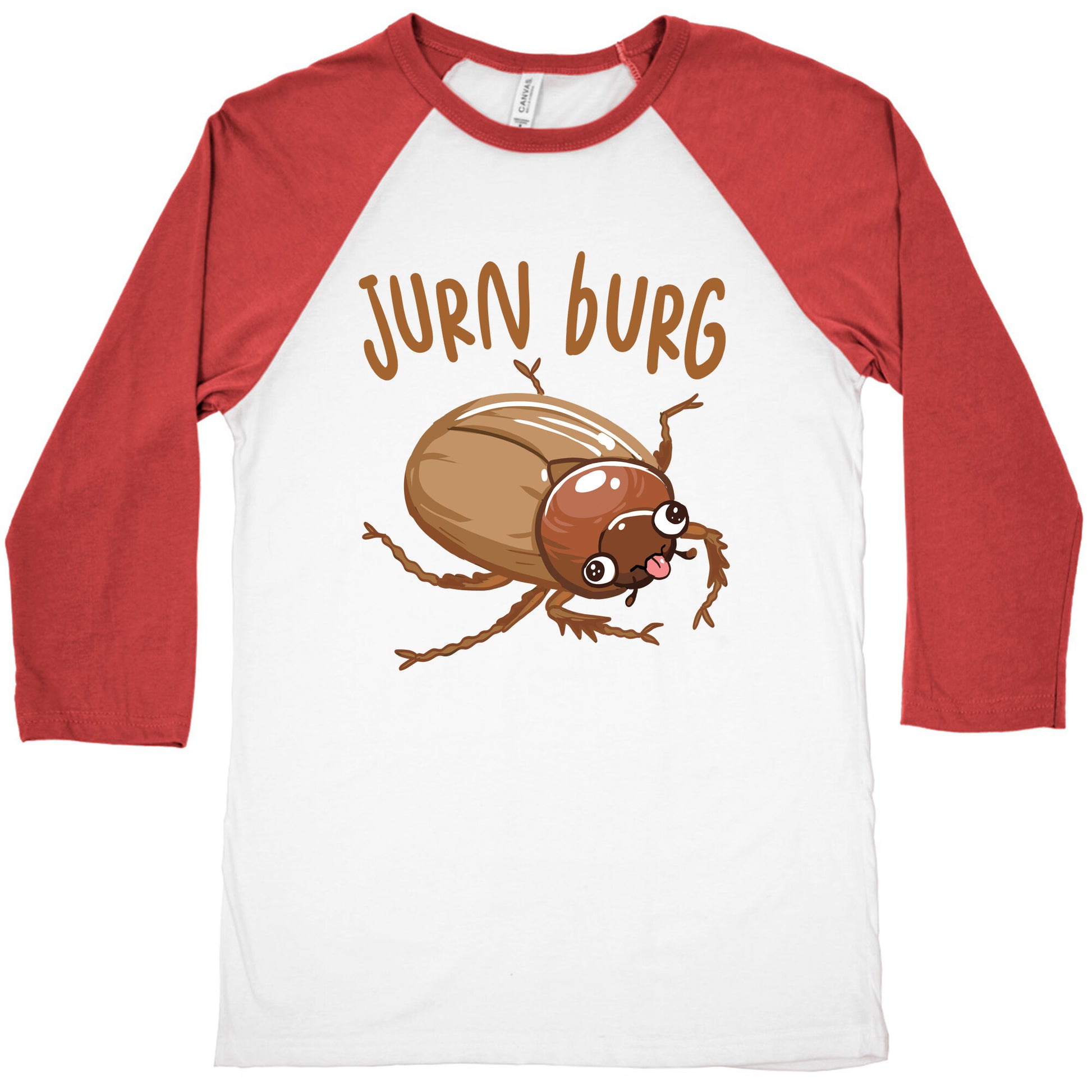 Jurn Burg Derpy June Bug Baseball Tee