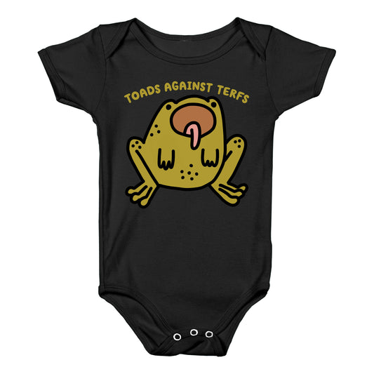 Toads Against TERFs (Censored) Baby One Piece