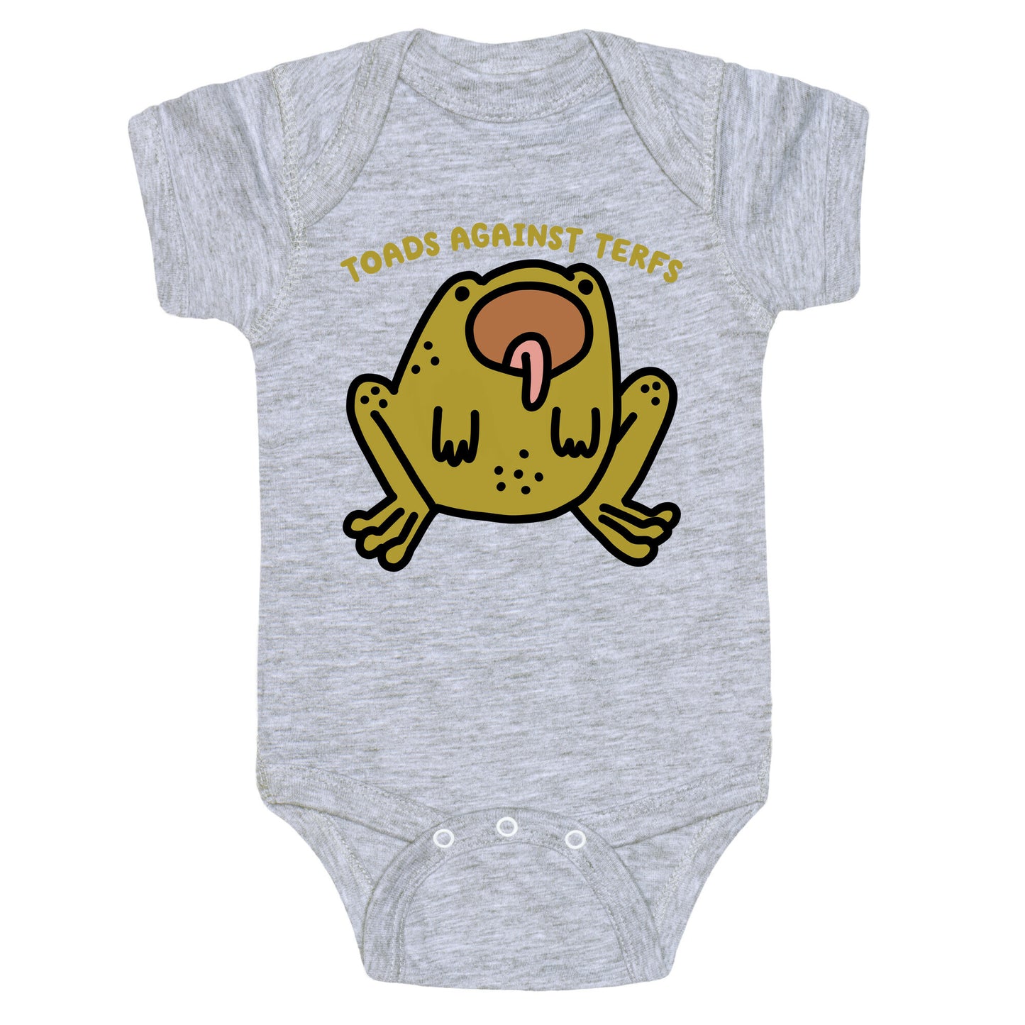 Toads Against TERFs (Censored) Baby One Piece