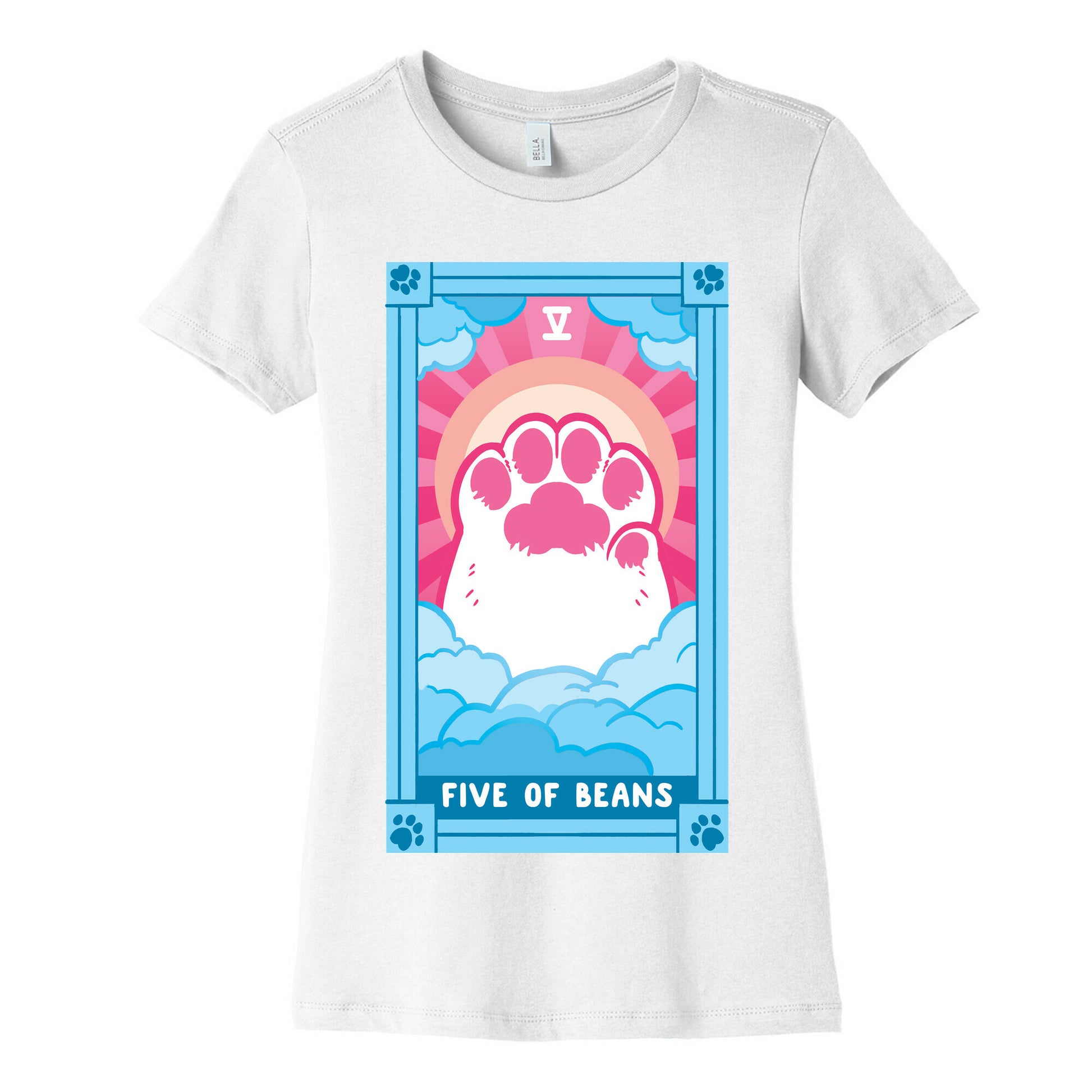 Five of Beans Women's Cotton Tee