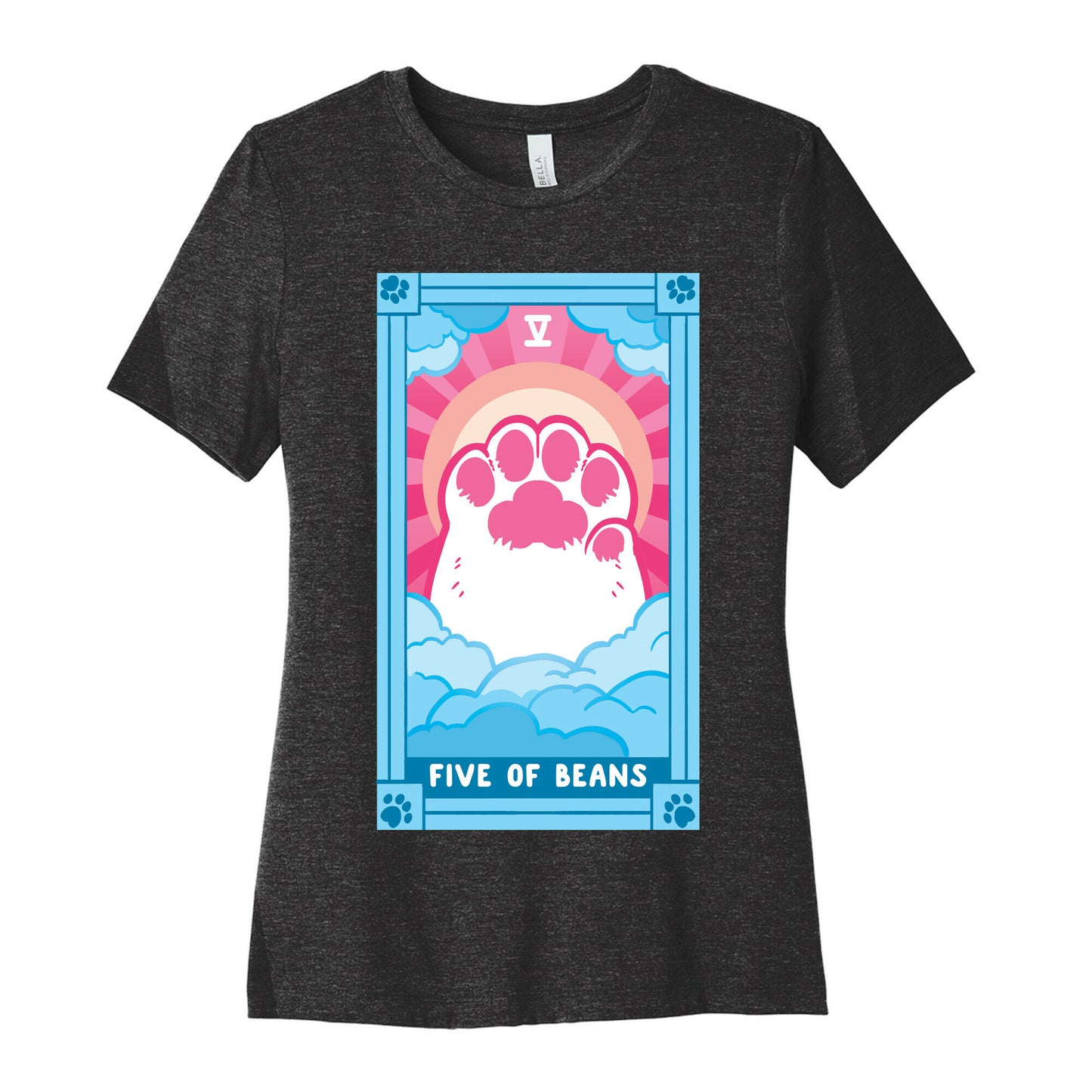 Five of Beans Women's Cotton Tee