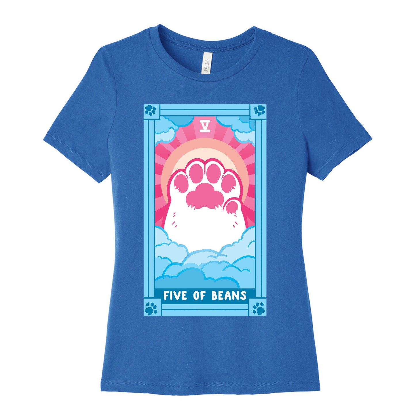 Five of Beans Women's Cotton Tee