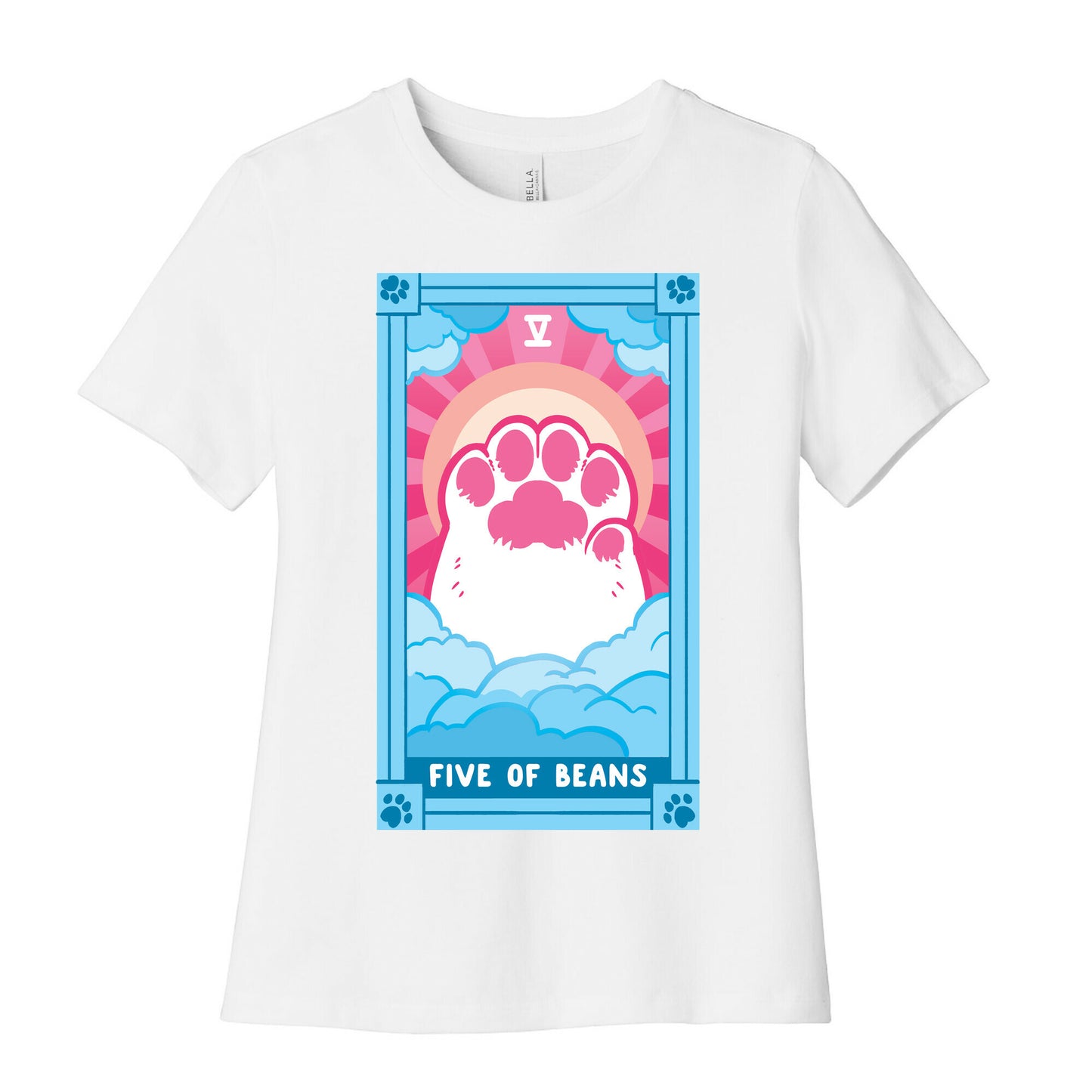 Five of Beans Women's Cotton Tee