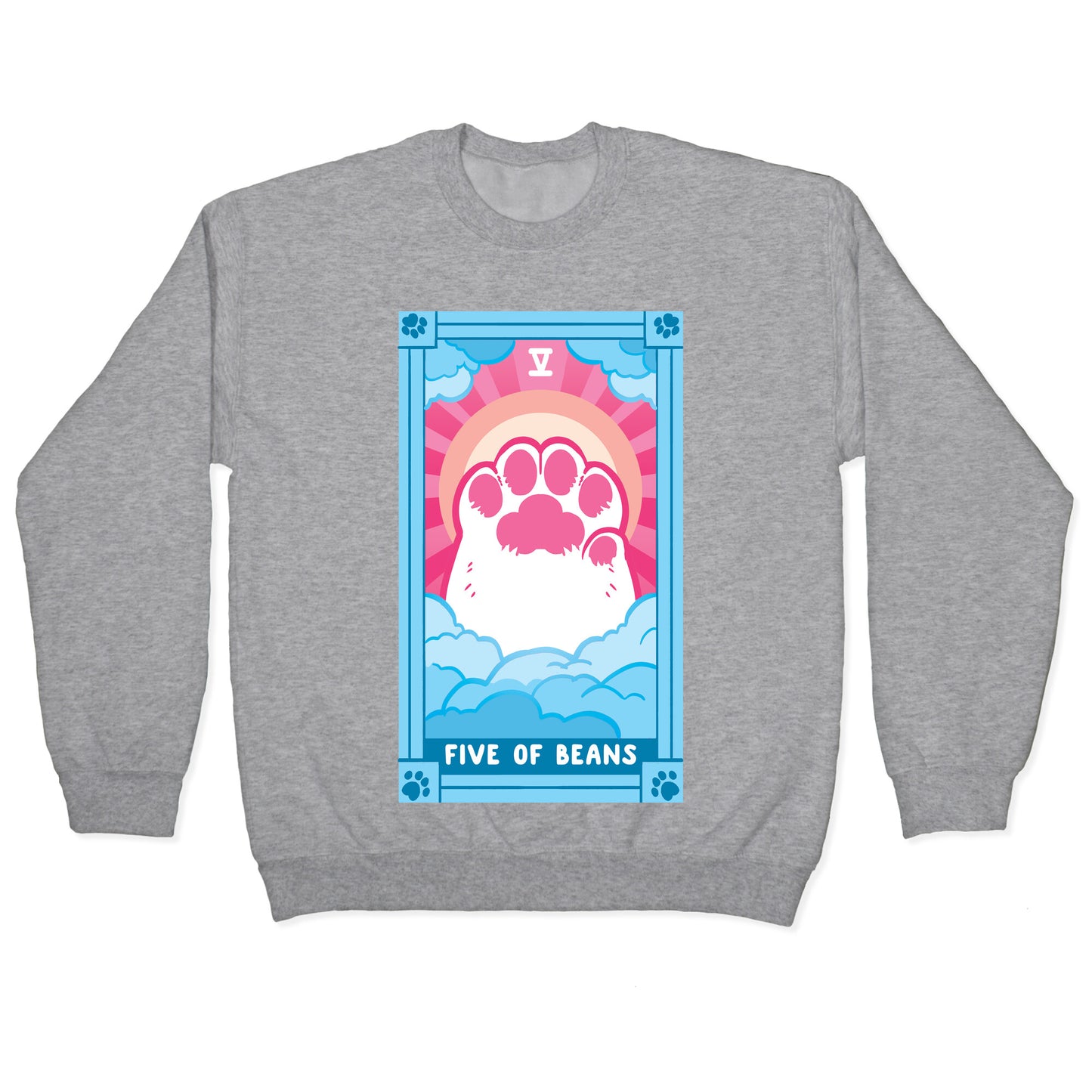 Five of Beans Crewneck Sweatshirt