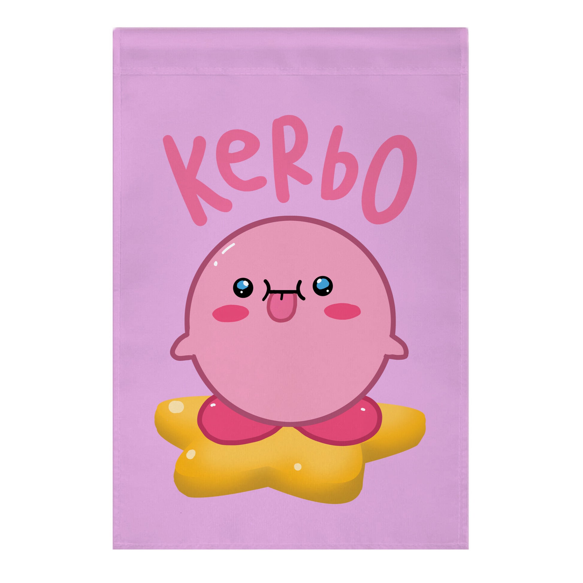 Kerbo Derpy Kirby Garden Flag