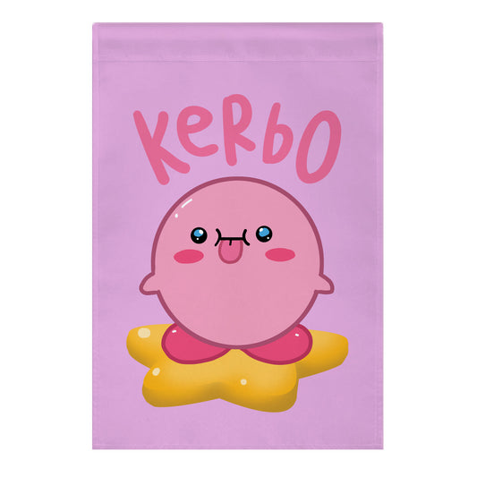 Kerbo Derpy Kirby Garden Flag