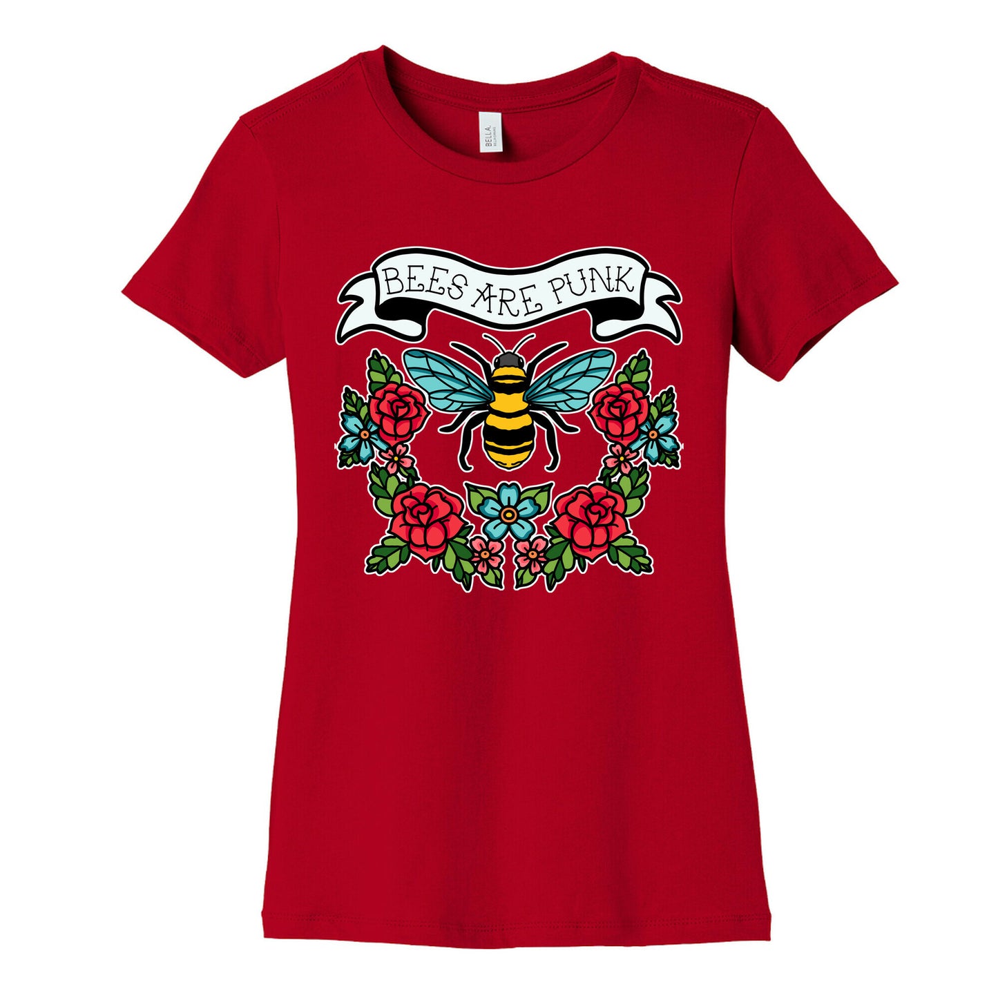 Bees Are Punk Women's Cotton Tee