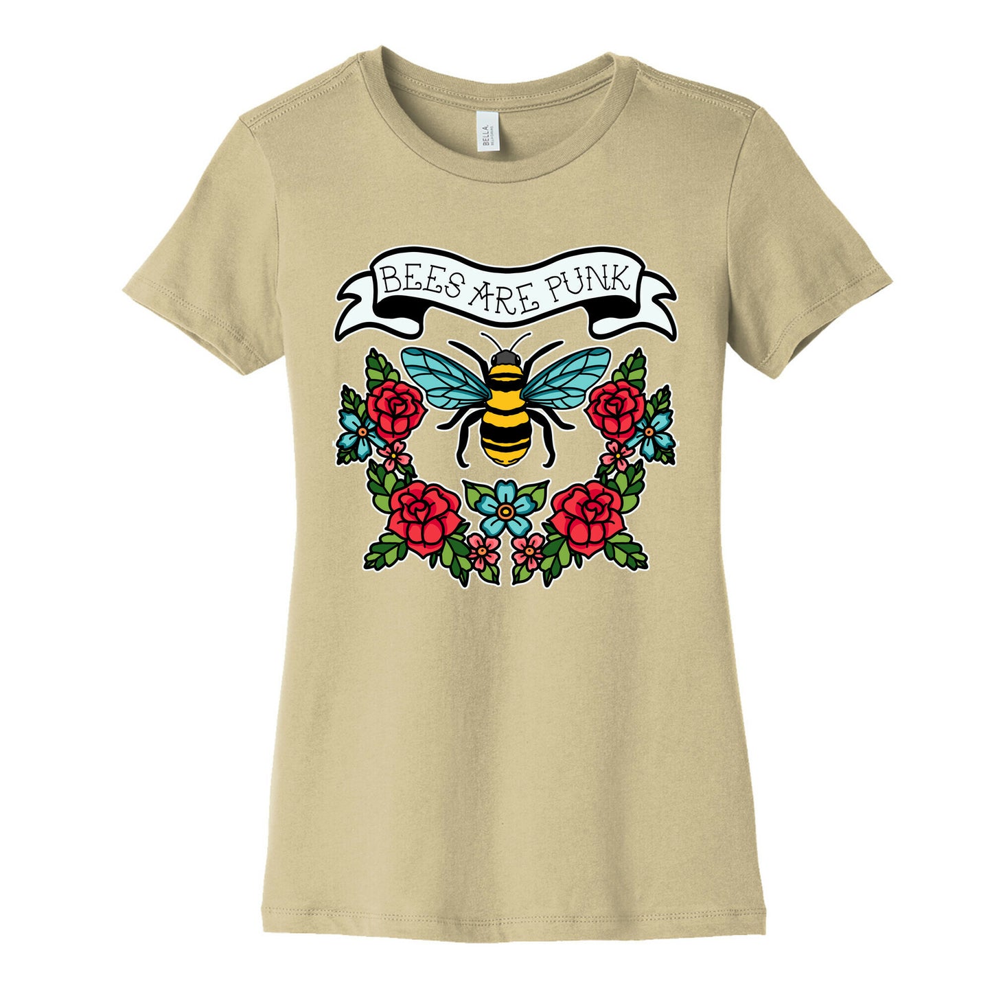 Bees Are Punk Women's Cotton Tee